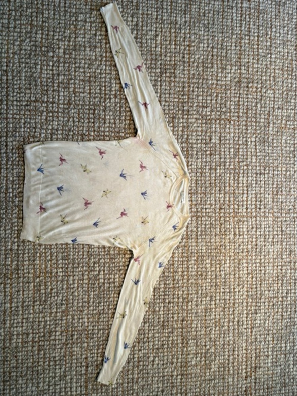 Equipment Sloane Origami Paper Crane Sweater - Picture 3 of 8